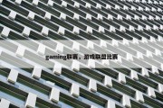 gaming联赛，游戏联盟比赛