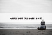 电视英超在哪看（英超在电视上怎么看）