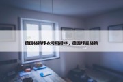 德国格策球衣号码排序，德国球星格策