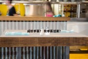 成秋季赛？ 秋季赛结果？