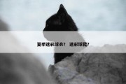 夏季迷彩球衣？ 迷彩球鞋？