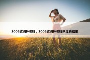 2008欧洲杯希腊，2008欧洲杯希腊队比赛结果