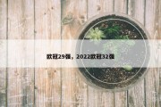 欧冠29强，2022欧冠32强