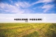 中超报名更换规（中超报名规则）