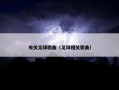 有关足球歌曲（足球相关歌曲）