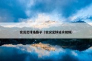 实况足球抽格子（实况足球抽求视频）