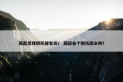 英超足球俱乐部官员？ 英超各个俱乐部主帅？