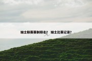 瑞士联赛赛制排名？ 瑞士比赛记录？