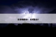 足球场聚会？ 足球宴会？
