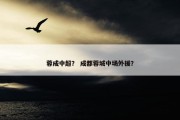 蓉成中超？ 成都蓉城中场外援？