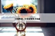 讨龙阵容，讨龙能加多少攻击