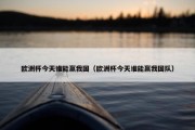 欧洲杯今天谁能赢我国（欧洲杯今天谁能赢我国队）