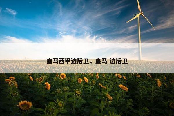 皇马西甲边后卫，皇马 边后卫