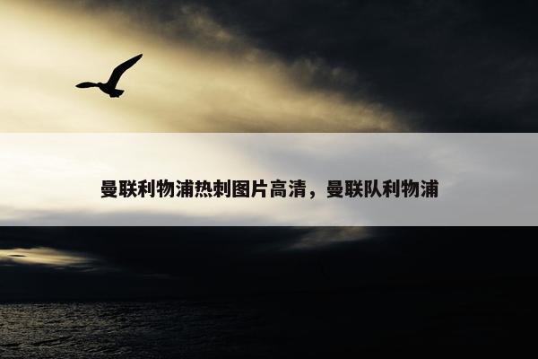 曼联利物浦热刺图片高清，曼联队利物浦