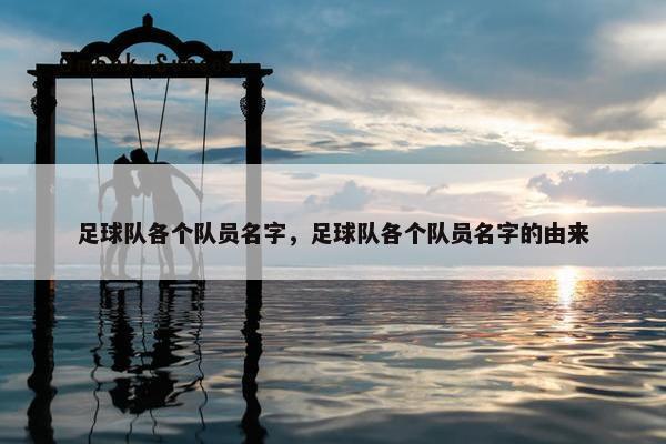 足球队各个队员名字，足球队各个队员名字的由来
