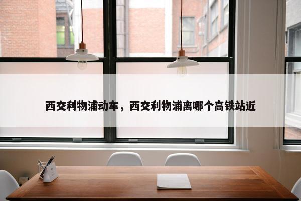 西交利物浦动车，西交利物浦离哪个高铁站近