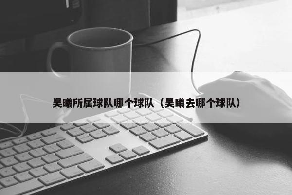 吴曦所属球队哪个球队（吴曦去哪个球队）