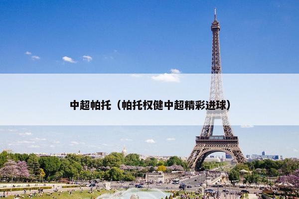 中超帕托（帕托权健中超精彩进球）