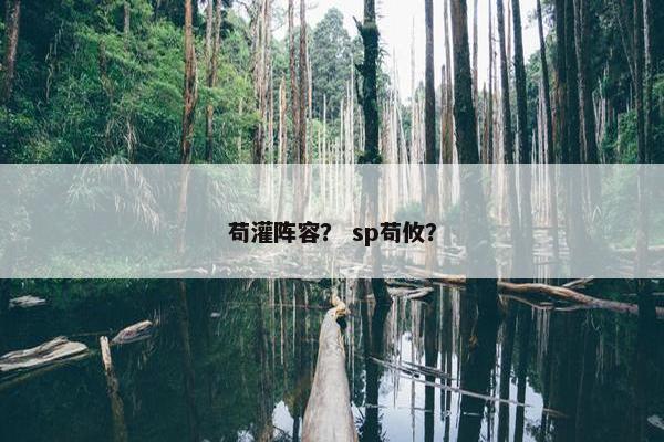 苟灌阵容？ sp苟攸？