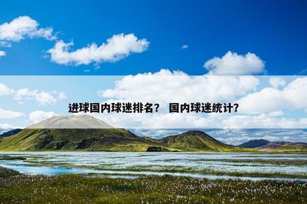进球国内球迷排名？ 国内球迷统计？