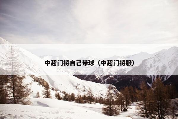中超门将自己带球（中超门将服）