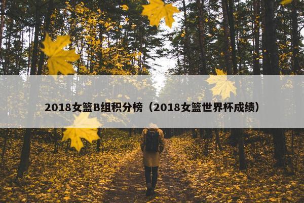 2018女篮B组积分榜（2018女篮世界杯成绩）