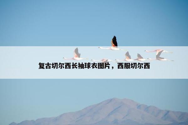 复古切尔西长袖球衣图片，西服切尔西