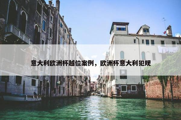 意大利欧洲杯越位案例，欧洲杯意大利犯规
