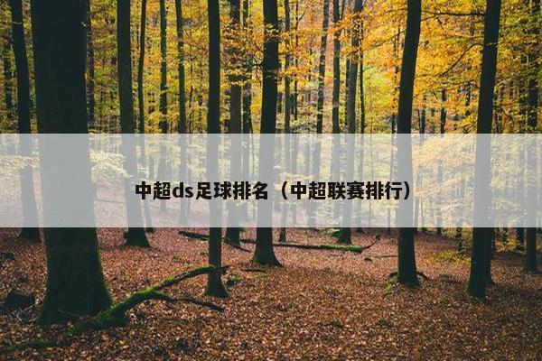 中超ds足球排名（中超联赛排行）