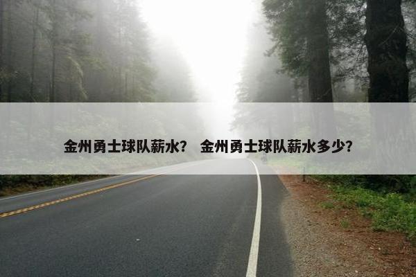 金州勇士球队薪水？ 金州勇士球队薪水多少？