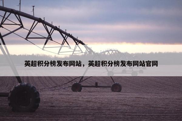 英超积分榜发布网站，英超积分榜发布网站官网