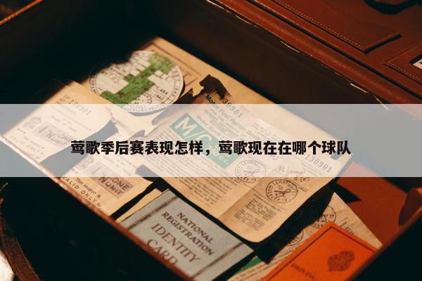 莺歌季后赛表现怎样，莺歌现在在哪个球队