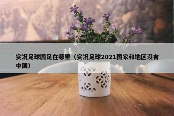 实况足球国足在哪里（实况足球2021国家和地区没有中国）