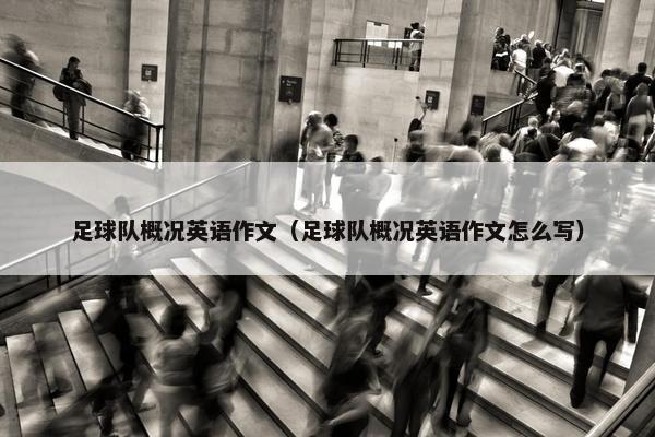 足球队概况英语作文（足球队概况英语作文怎么写）