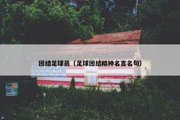 团结足球员（足球团结精神名言名句）