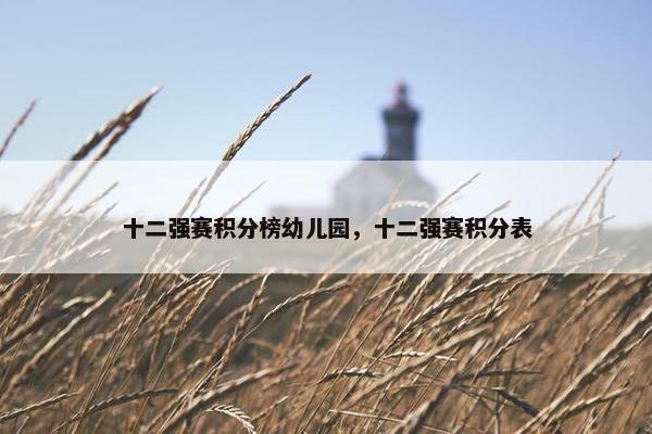 十二强赛积分榜幼儿园，十二强赛积分表