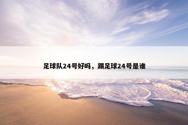 足球队24号好吗，踢足球24号是谁