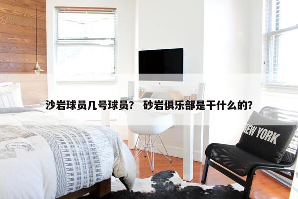 沙岩球员几号球员？ 砂岩俱乐部是干什么的？
