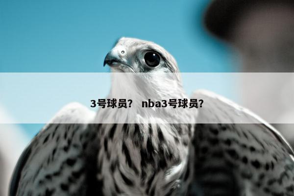 3号球员？ nba3号球员？