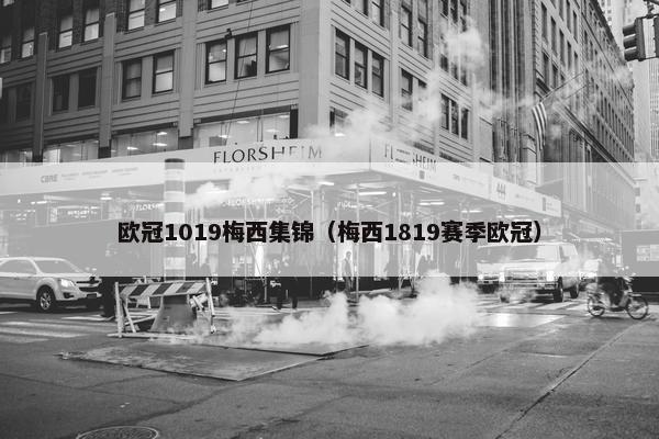 欧冠1019梅西集锦（梅西1819赛季欧冠）
