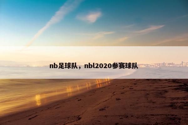 nb足球队，nbl2020参赛球队