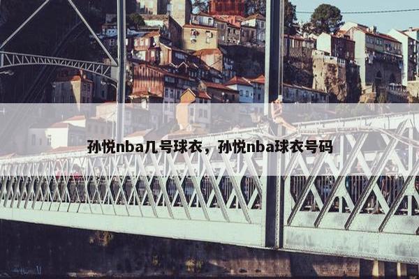 孙悦nba几号球衣，孙悦nba球衣号码