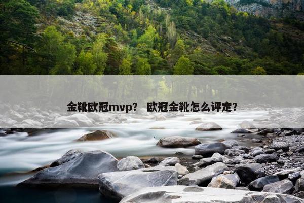 金靴欧冠mvp？ 欧冠金靴怎么评定？