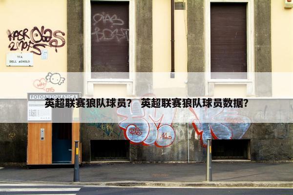 英超联赛狼队球员？ 英超联赛狼队球员数据？