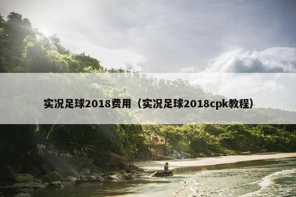 实况足球2018费用（实况足球2018cpk教程）