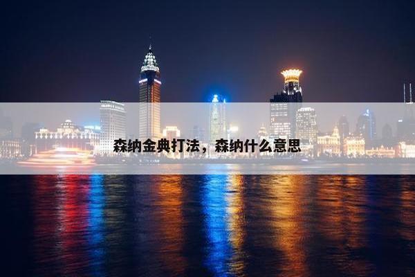 森纳金典打法，森纳什么意思