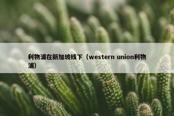 利物浦在新加坡线下（western union利物浦）