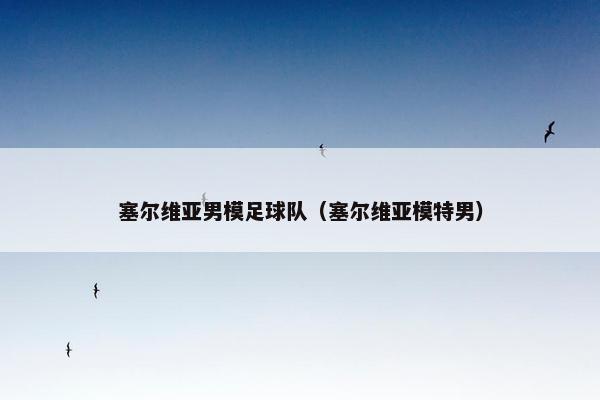 塞尔维亚男模足球队（塞尔维亚模特男）