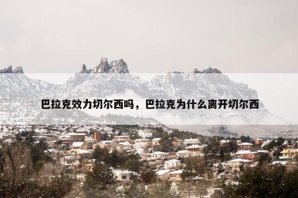 巴拉克效力切尔西吗，巴拉克为什么离开切尔西