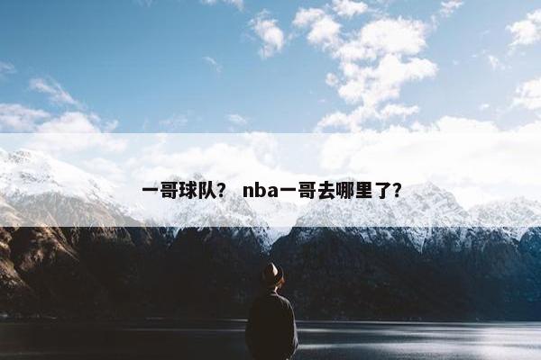 一哥球队？ nba一哥去哪里了？
